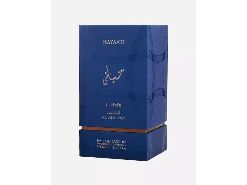Lattafa Hayaati Blue Al Maleky EDP 100ml – Long Lasting Fresh Aquatic Unisex Perfume