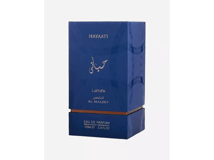 Lattafa Hayaati Blue Al Maleky EDP 100ml – Long Lasting Fresh Aquatic Unisex Perfume