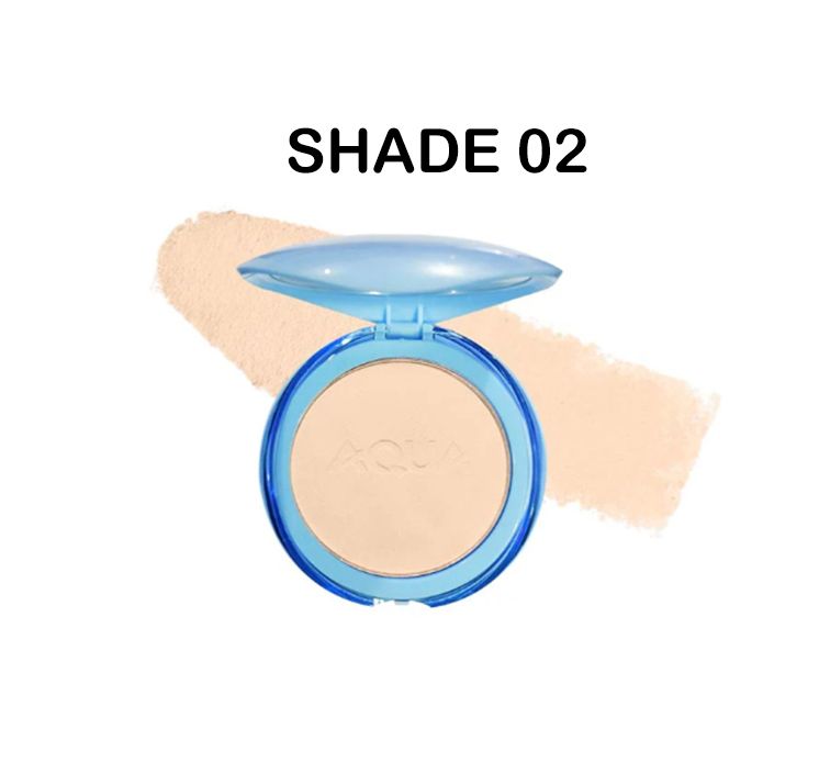 Aqua Color Line Two Way Cake Natural White Beauty Oil Control Spf 35 Powder Cake (Shade-02)