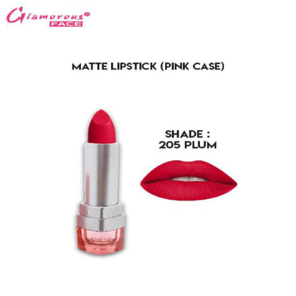 Glamorous Face Matte Lipstick Vitamin E & Aloe Vera Extracts (shade 205) (plum)