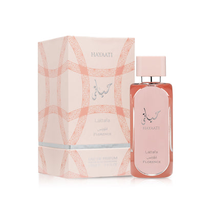 Lattafa Hayaati Florence for Women EDP 100ml - Long Lasting Floral & Fresh Perfume