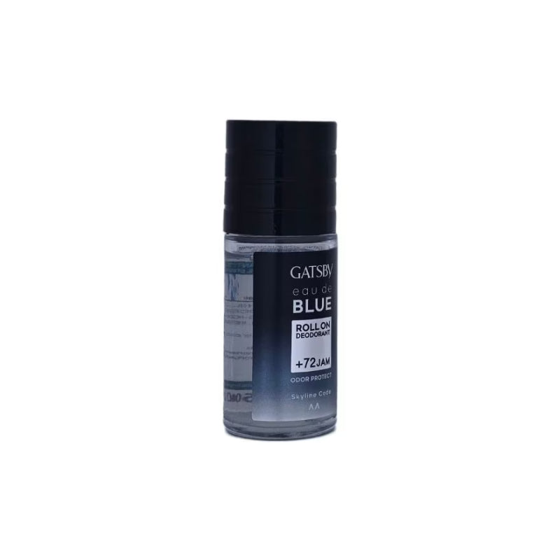 Gatsby Eau de Blue Roll-On Deodorant 50ml – 72H Odor Protection Skyline Code