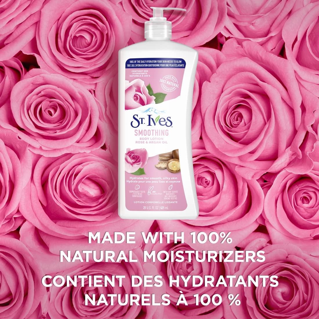St. Ives Smoothing Body Lotion Rose & Argan Oil 621ml