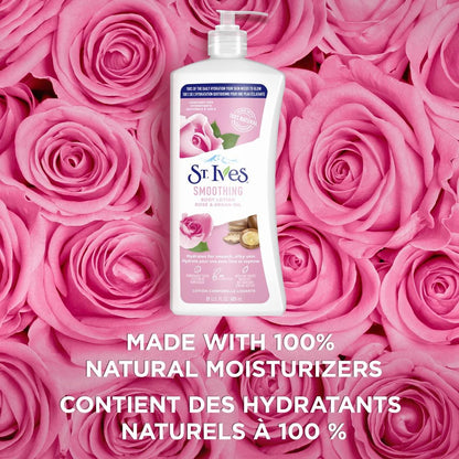 St. Ives Smoothing Body Lotion Rose & Argan Oil 621ml