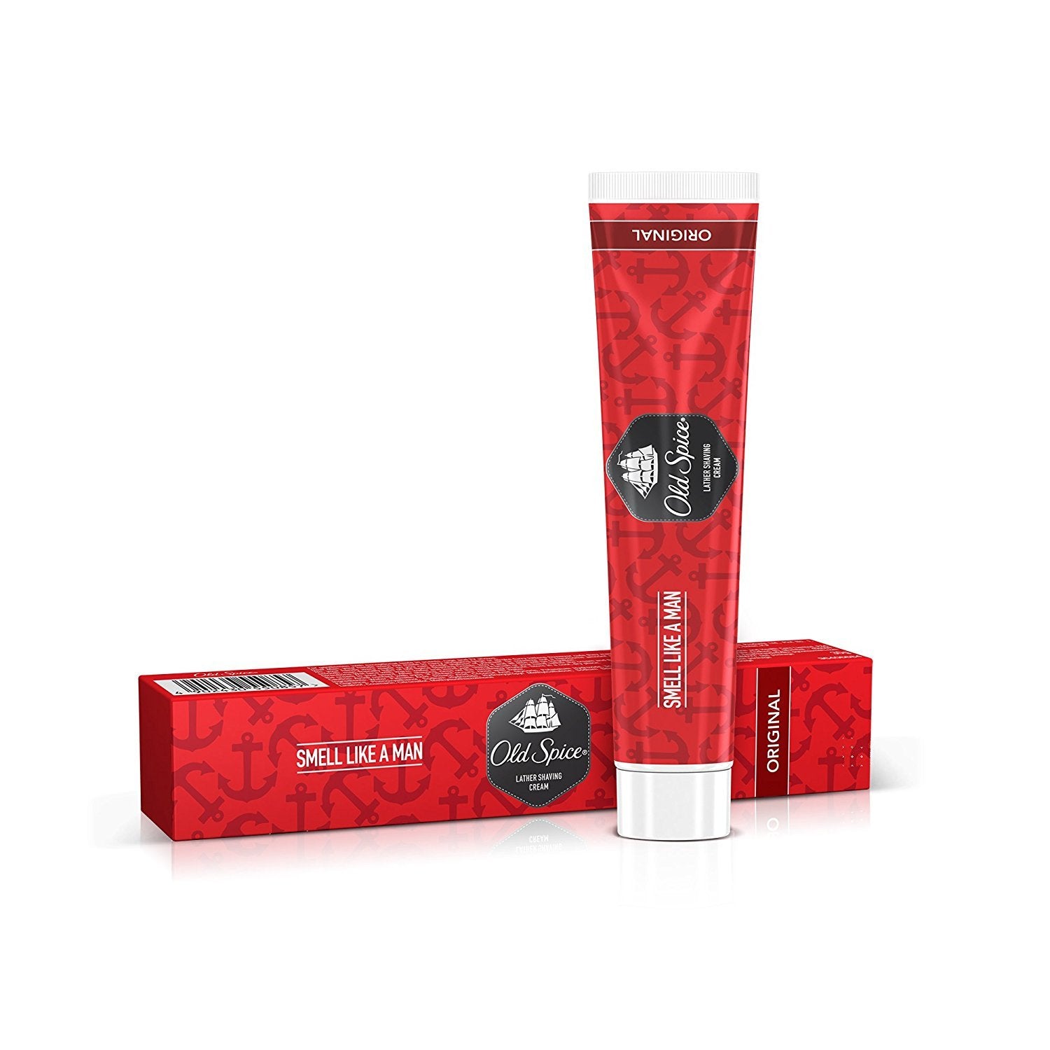 Old Spice Lather Shaving Cream with Original Fragrance 70 g Smooth Shave & Masculine Scent