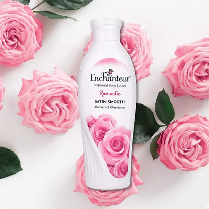 Enchanteur Romantic Perfumed Body Lotion 100ml - Deep Moisturizing Floral Fragrance Lotion for Soft, Smooth & Radiant Skin Da