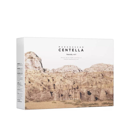 SKIN1004 Madagascar Centella Travel Kit Travel-Sized Skincare Set Soothing & Hydrating Essentials (K Beauty)