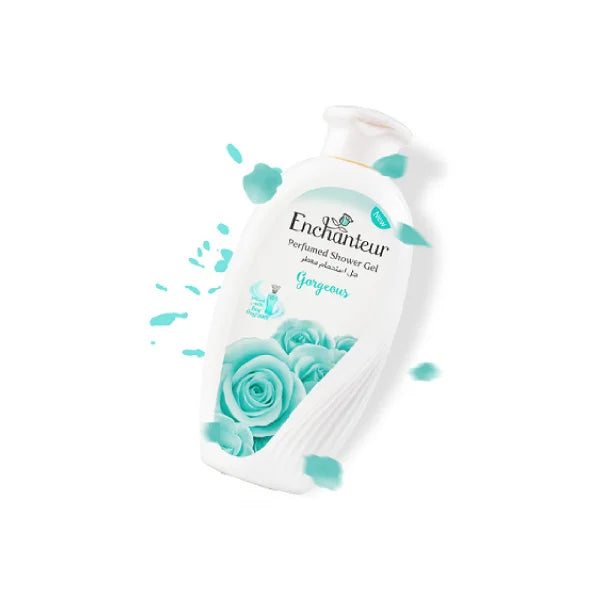 Enchanteur Gorgeous Perfumed Shower Gel 250ml - Deep Cleansing Moisturizing Body Wash with Long Lasting Floral Fragrance for 