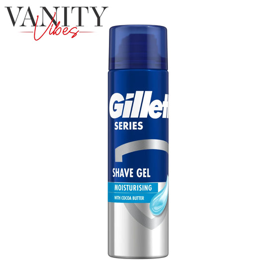 Gillette Series Shave Gel Moisturizing with Cocoa Butter For Men