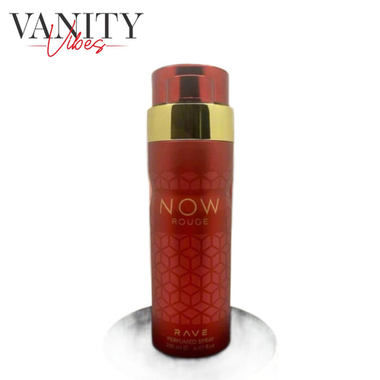 Rave Now Rouge by Lattafa perfumed body spray 200ml