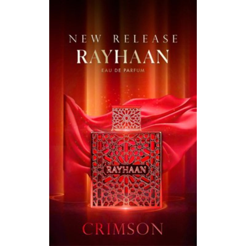 Crimson by Rayhaan Eau de Parfum For Man & Woman 100ml