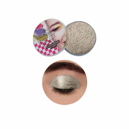 Color Institute Shimmer Eyeshadow . Eye Shimmering Paint (Shade:09) (Olive Rich)