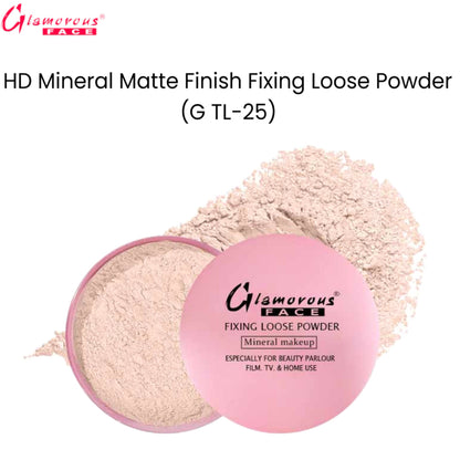 Glamorous Face HD Mineral Matte Finish Fixing Loose Powder (G TL-25)