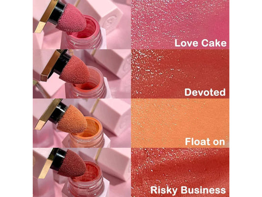 Sheglam Color Bloom Liquid Blush in Shade Devoted 5.2 ml Natural Flush & Long-Lasting Glow