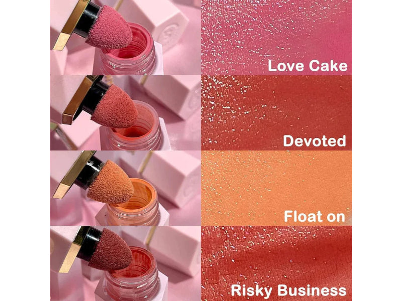 She Glam Sheglam Color Bloom Liquid Blush in Shade Devoted 5.2 ml Natural Flush & Long-Lasting Glow