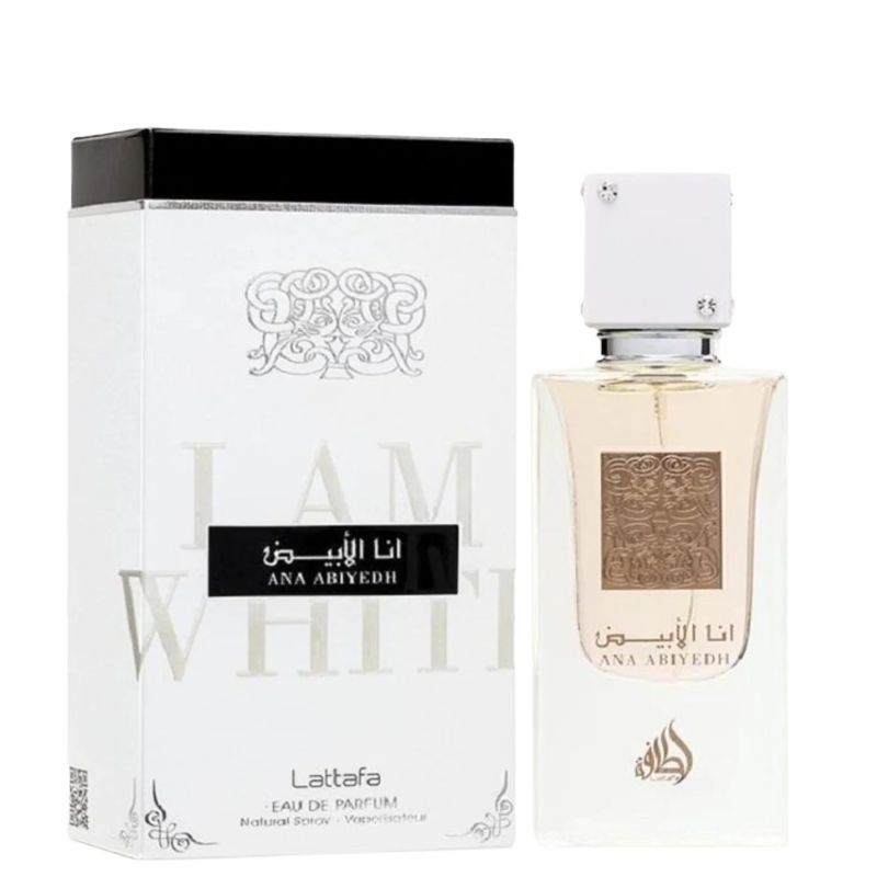 Lattafa Ana Abiyedh Eau de Parfum 60ml - Long Lasting Fresh Unisex Fragrance for Men & Women