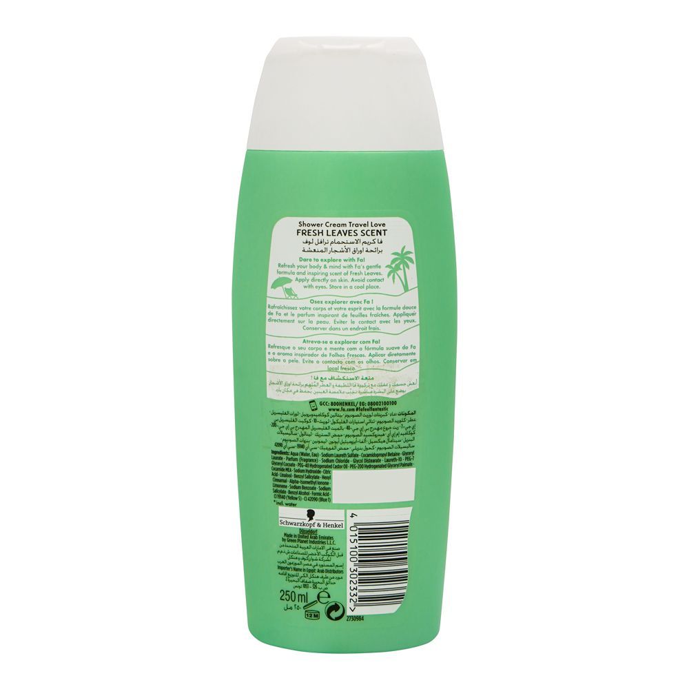 Fa Sense #Throwback Fresh Leaves Scent Shower Cream 250ml – Long Lasting Refreshing Fragrance