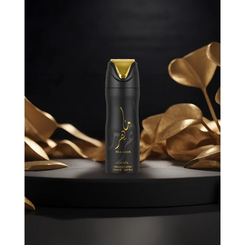 Lattafa Maahir Deodorant Spray Unisex 200 ml Long-Lasting Freshness & Premium Fragrance