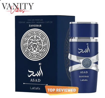 Lattafa Asad Zanzibar Eau De Parfum for Men 100ml | 2024 Edition Original Perfume