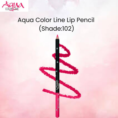 Aqua Color Line Lip Pencil (Shade:102)