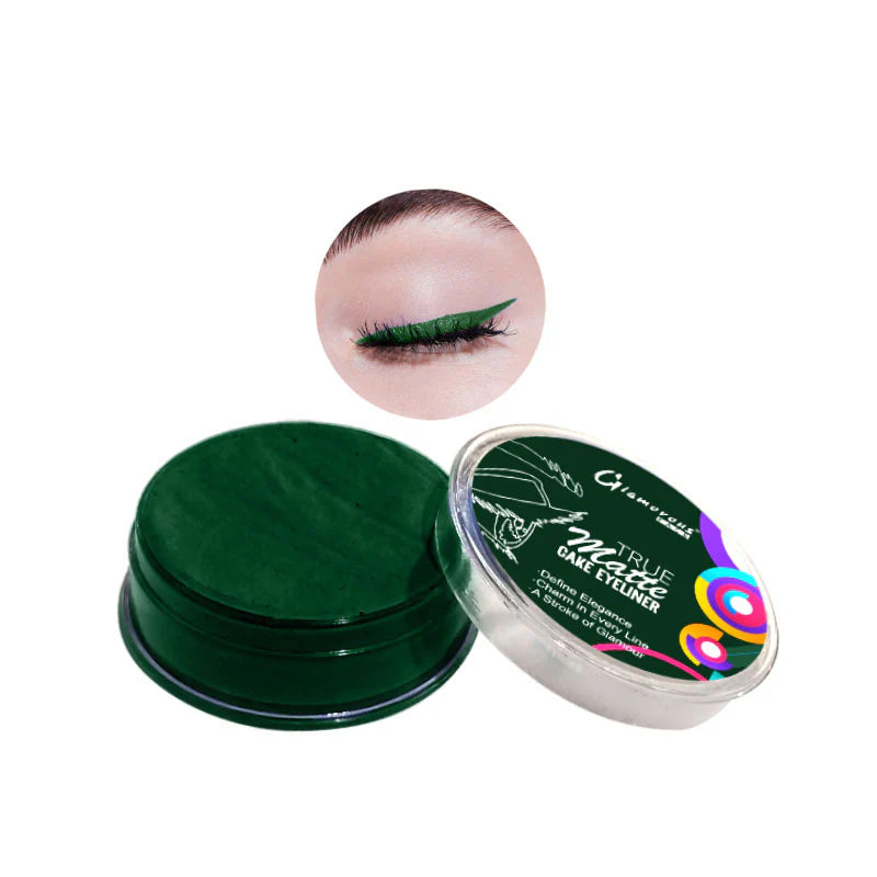 Glamorous Face Cake Eyeliner (Emerald Green)