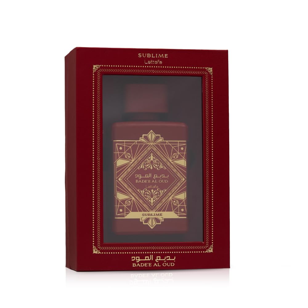 Lattafa Badee Al Oud Sublime Red Eau de Parfum 100ml - Long Lasting Luxury Unisex Fragrance for Men & Women