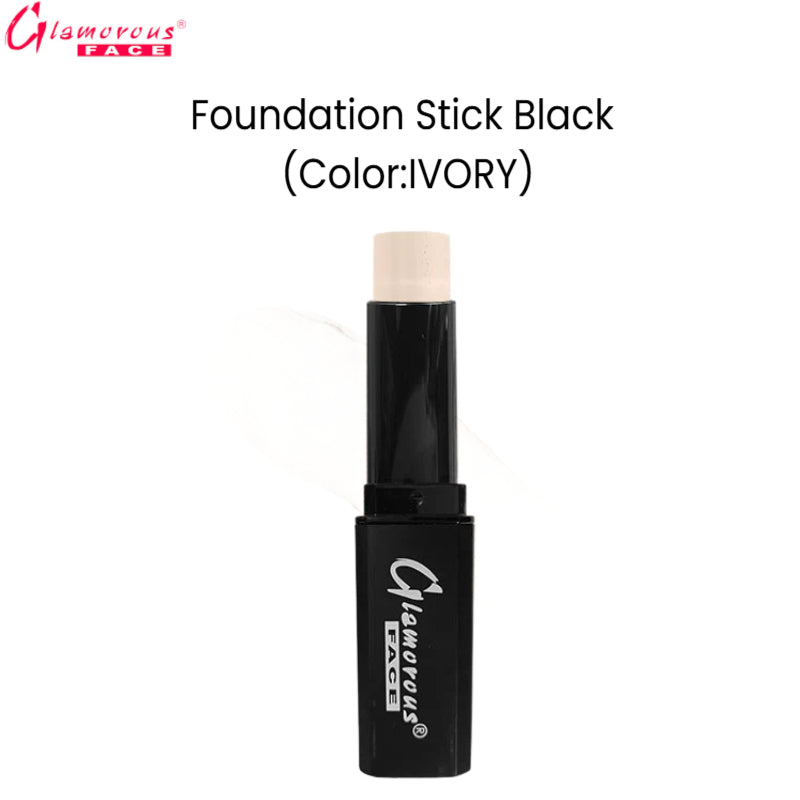Glamorous Face foundation Stick Black (Color:Ivory)