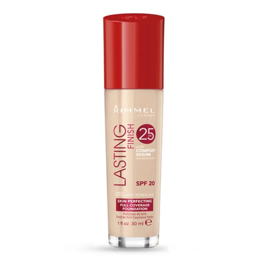 Rimmel Lasting Finish 25h Foundation 010 Light Porcelain | 30ml