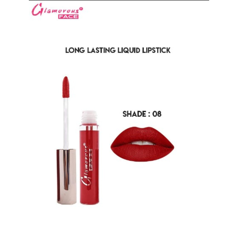Glamorous Face Long Lasting Liquid Lipstick (shade 08)