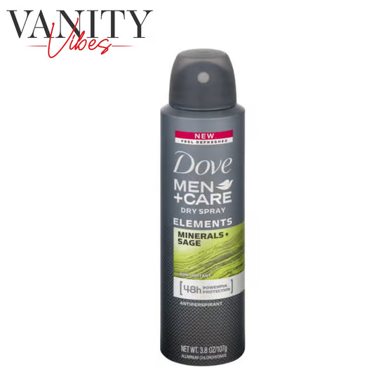 Dove Men + Care Elements Minerals & Sage antiperspirant deodorant spray with 48-hour protection for men 150ml