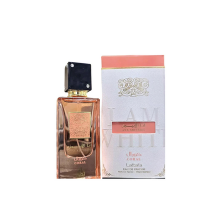 Lattafa Ana Abiyedh Coral Eau De Parfum 60ml – Long Lasting Elegant Unisex Fragrance for Men & Women