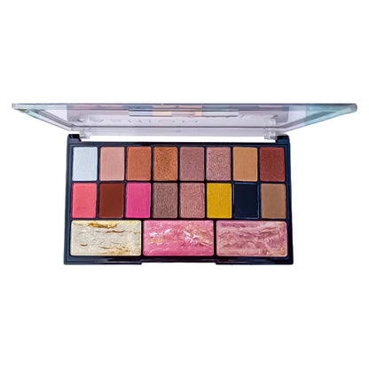Glamorous Face Eyeshadow Palette 14 Shimmer, 2 Matte, Terracotta Blush, Highlighter (02)