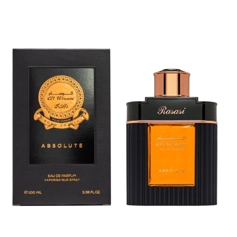 Al Wisam Born to Win Legacy Series Absolute Eau de Parfum by Al Rasasi 100ml Long-Lasting Powerful Fragrance