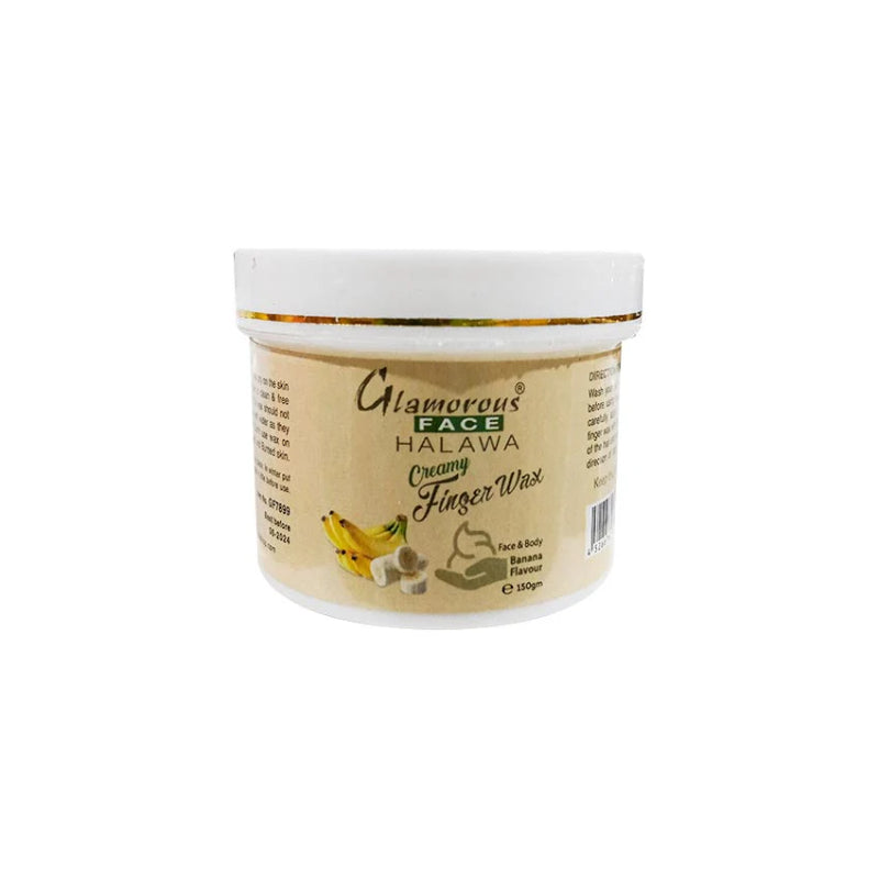 Glamorous Face Finger Wax 150 gm (Banana)