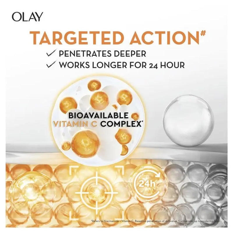 Olay Luminous Niacinamide + Vitamin C Super Serum 30ml – Reduces the Look of Dark Spots & Boosts Skin Radiance