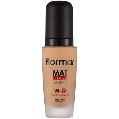 Flormar Mat Touch Foundation Vitamin E (Shade: 321 Natural Pastelle) 30ml