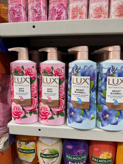 Lux Botanicals Soft Rose Perfumed Body Wash with Rose Extract 580ml - Gentle Cleansing for Soft, Smooth & Fragrant Glowing Sk