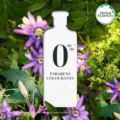 Herbal Essences Bio:Renew Nourish Passion Flower & Rice Milk Conditioner 400ml - Moisturizing Hair Conditioner for Smooth, So