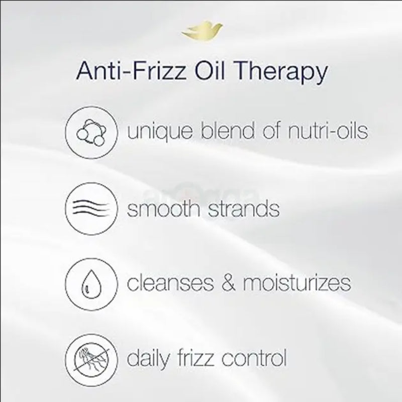 Dove Ultra Care Nourishing Oil Care Shampoo for Dry & Frizzy Hair 650ml - Deep Nourishment Hair Care Shampoo for Smooth Soft 
