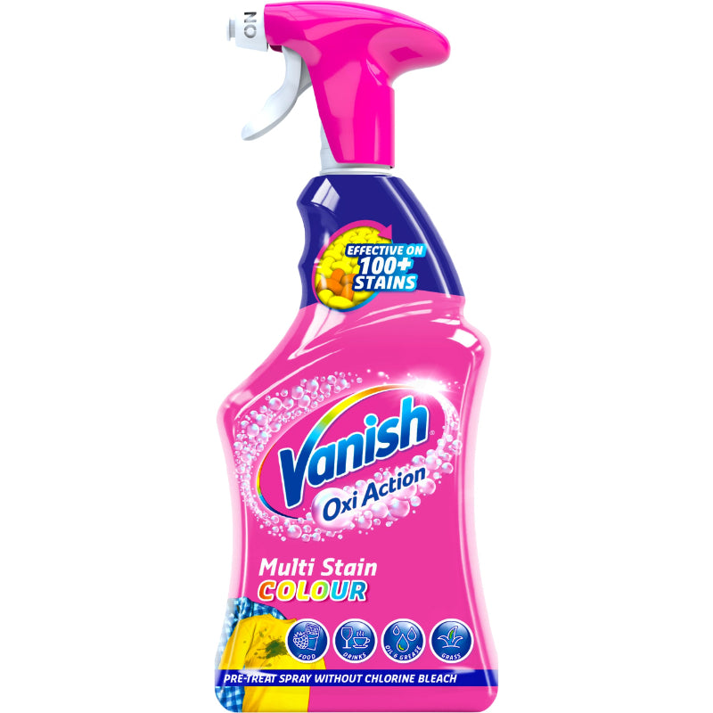 Vanish Oxi Action Multi-Stain Colour Spray 500ml Powerful Stain Removal