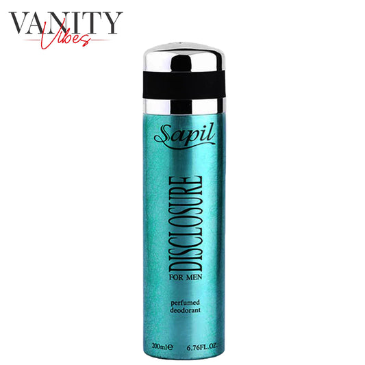 Disclosure Body Spray for Men 200ml – Long Lasting Fresh Masculine Fragrance Spray with All Day Odor Protection, Sweat Contro