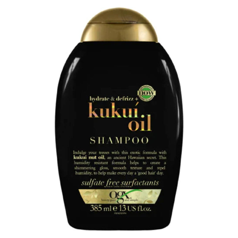 OGX Hydrate & Defrizz + Kukui Oil Shampoo 385ml