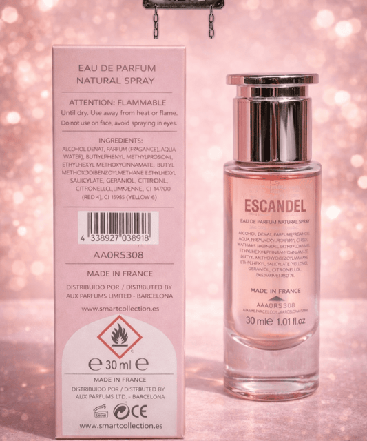 Smart World Escandel Eau de Parfum 30ml - Long Lasting Luxury Fresh Floral Fragrance for Men & Women