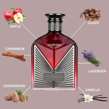 Victorioso Fearless Eau de Parfum by Maison Alhambra 100ml Long-Lasting Bold & Confident Fragrance