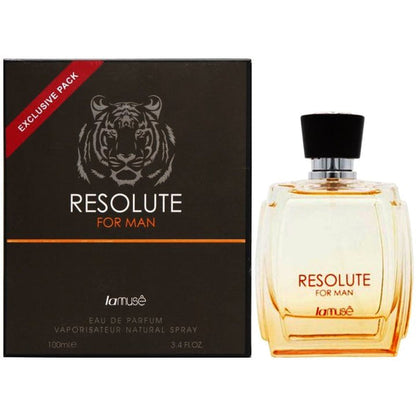 La Muse Resolute for Men Eau de Parfum 100ml + 50ml Deo Exclusive Pack (Bold & Refined Masculine Fragrance)