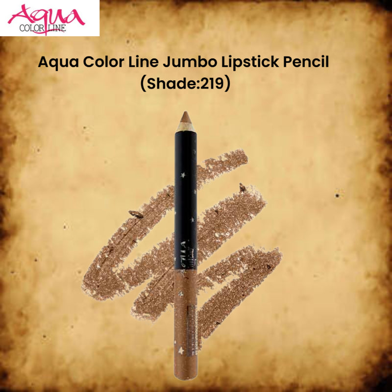 Aqua Color Line Jumbo Lipstick Pencil (Shade:219)