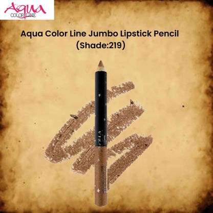 Aqua Color Line Jumbo Lipstick Pencil (Shade:219)