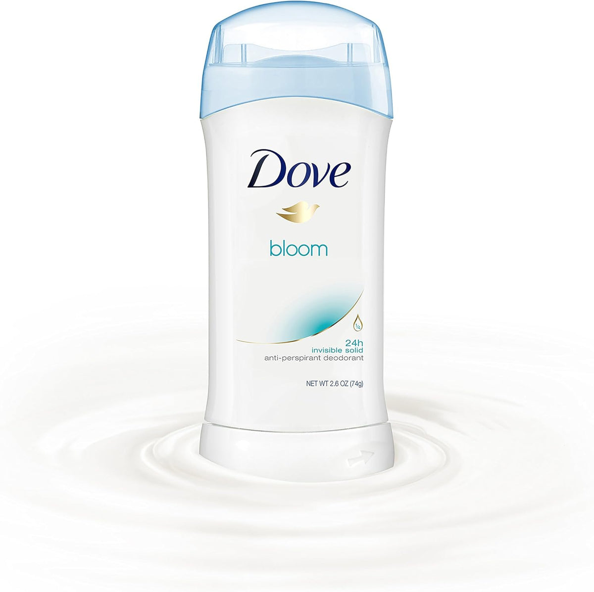 Dove Bloom 24H Invisible Solid Antiperspirant Deodorant Stick 74g
