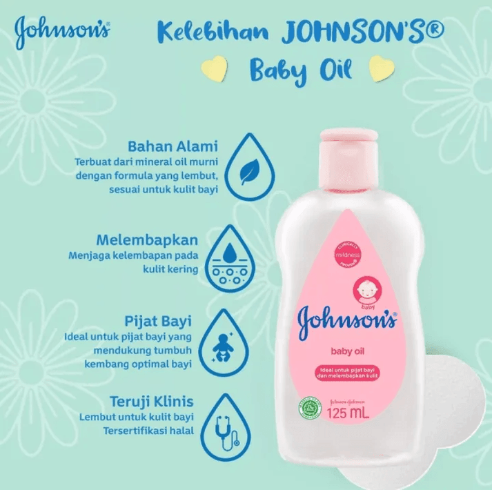 Johnsons Baby Johnson’s Baby Oil 125ml Gentle Moisturizing Care for Soft Skin