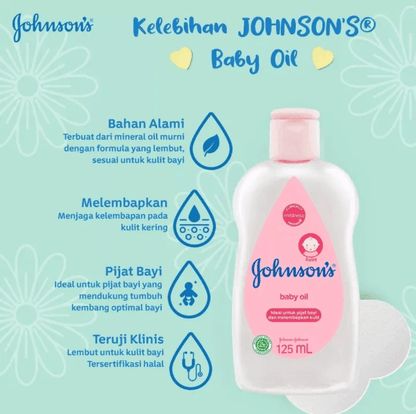 Johnsons Baby Johnson’s Baby Oil 125ml Gentle Moisturizing Care for Soft Skin